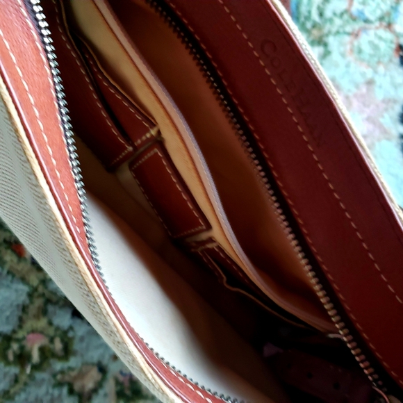 COLE HAAN Mini Handbag Purse Leather Trim - GVC - Picture 6 of 15